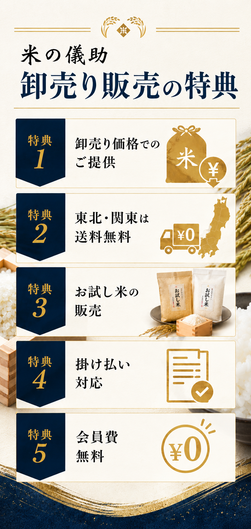 米の儀助 会員特典